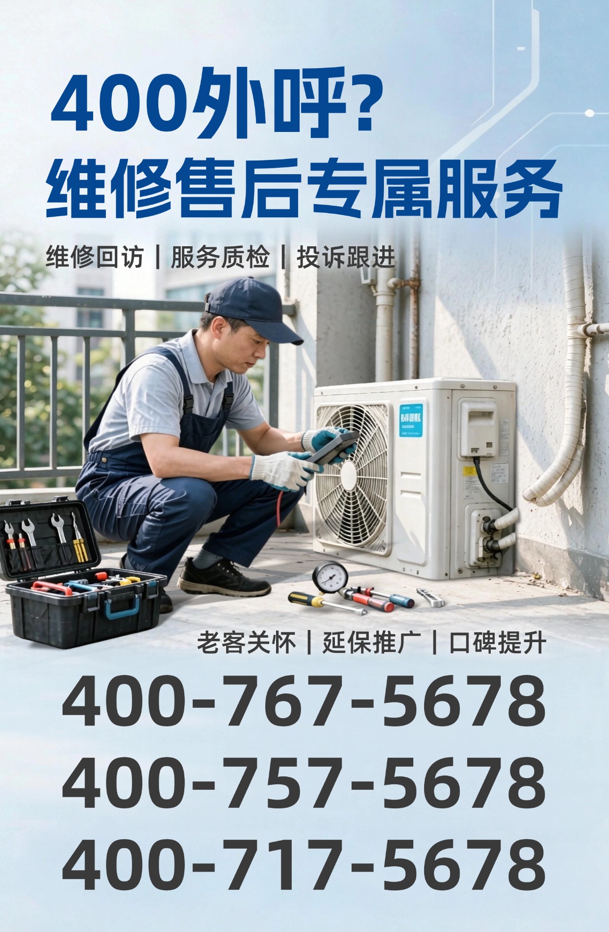 400 外呼・维修售后专属服务